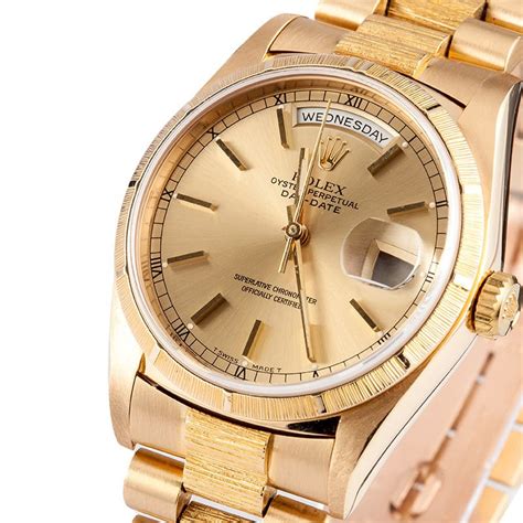 gold rolex mens watch|used men's gold Rolex watch.